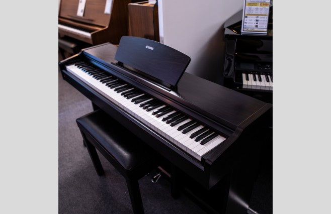 Used Yamaha YDP-131 Satin Rosewood Digital Piano Complete Package (SN:GBRBNJ01109) - Image 5